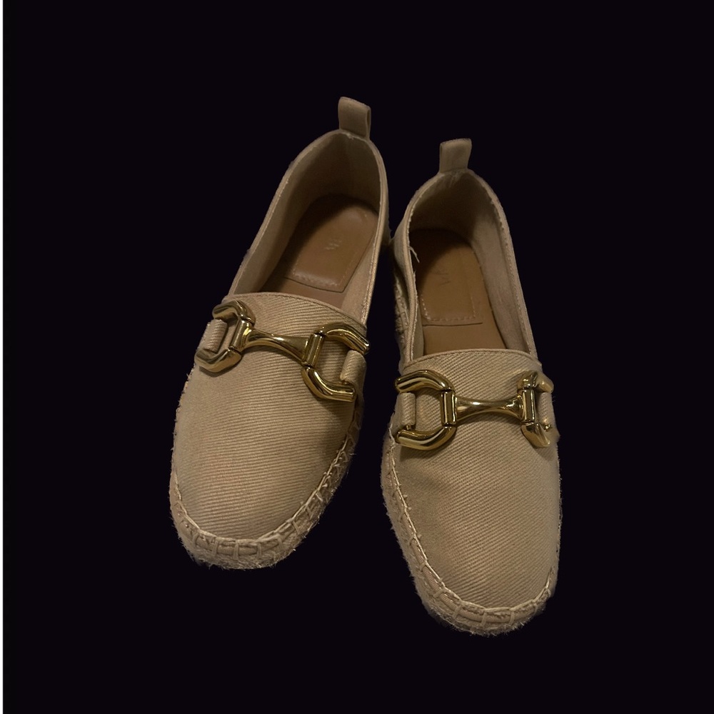 Zara beige espadrilles